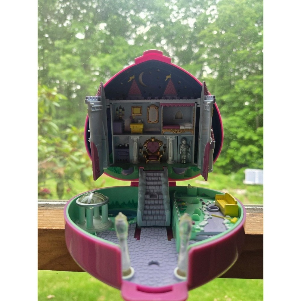 Vintage Polly Pocket Starlight Castle compact ONLY lights not working